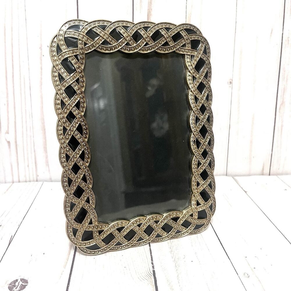 Papyrus Gold Celtic Knot Frame Gothic Boho Fairycore Dark Academia 4x6 Photo
